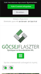 Mobile Screenshot of gocsejflaszter.hu